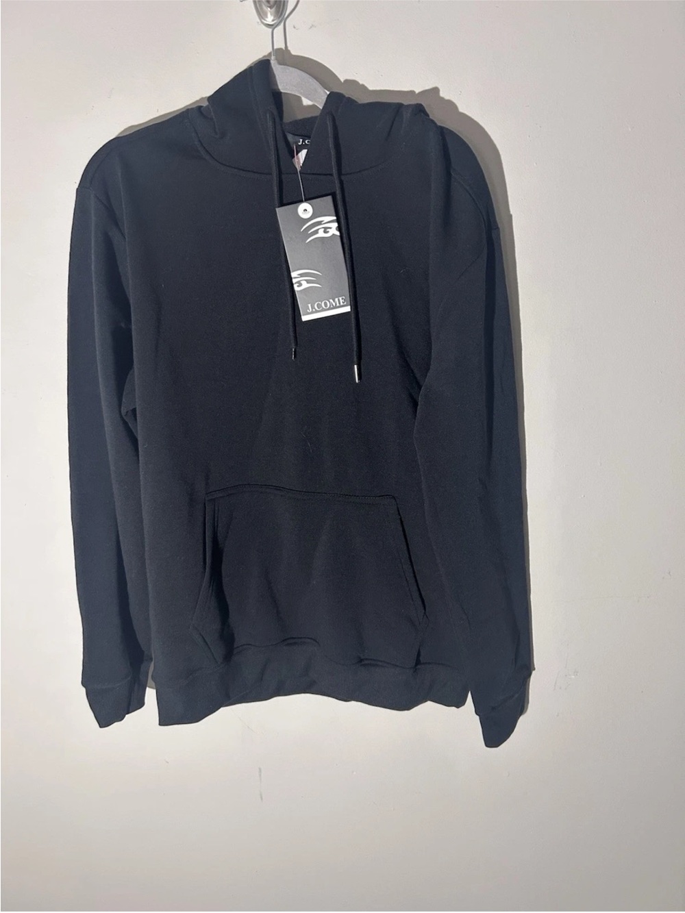 Men's Black Pullover Hoodie